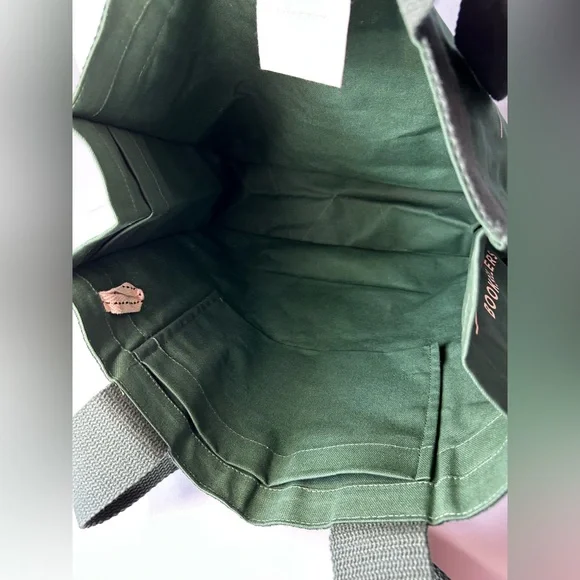 Green Canvas Tote Bag - Picture 5 of 9